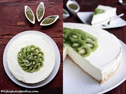 Kuchen und torten gehören in die kategorie der feinen backwaren. Leichte Philadelphia Torte Mit Kiwisauce Life Is Full Of Goodies