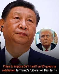 On April 4, 2025, China made a big move against the United States.  President Donald Trump had just started something called "Liberation Day,"  where he put new taxes, called tariffs,