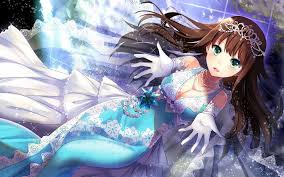 Fine, medium and coarse hair textures. Bisonbison Breasts Brown Hair Cleavage Elbow Gloves Green Eyes Idolmaster Idolmaster Cinderella Girls Long Hair Necklace Shibuya Rin Tiara Wallpaper 1440x900 633769 Wallpaperup