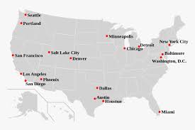 The map legend is sometimes called the map key. Usa Map With Major Cities Hd Png Download Kindpng