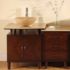 Tradewindsimports offers 47 inch bathroom vanities collection page where you find only size width 47 inch vanities. Silkroad Exclusive Travertine Stone Top 47 Inch Bathroom Vessel Vanity Single Sink Cabinet Walmart Com Walmart Com