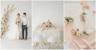 Check out all the delightful details captured by jamie d photography in the full from the bride:i knew that i wanted my wedding to be outdoors and have a feel of rustic elegance. i knew what i was envisioning but no one else could. Wild Grass Whimsy Peach Cream Blush Pampas Grass Wedding