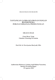 Penilaian kompetensi keterampilan 1) proyek, pengamatan, wawancara' 2) portofolio / unjuk kerja 3) produk, 2. Pdf Tantangan Ganda Keamanan Pangan Di Indonesia Peranan Rekayasa Proses Pangan