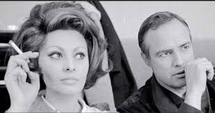 Silent film legend Charlie Chaplin made a movie staring Marlon Brando &  Sophia Loren in 1967