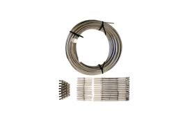 Turnbuckle wire tensioner strainer zinc plated hook and rope cable threaded hook. 10 Easy Pieces Cable Railing Kits Gardenista