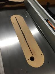 Zero Clearance Inserts For Delta 36 725 Delta Table Saw Red Oak Table Saw