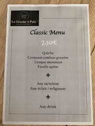 Hello We Now Offer Two Menus The Le Grenier A Pain Malta Facebook