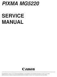 Mg5200 series all in one printer pdf manual download. Canon Pixma Mg5220 Service Manual Pdf Download Manualslib