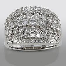David Tutera 2 Cttw Certified Diamond Anniversary Band In 10k White Gold Wide Diamond Bands Anniversary Rings 10 Year Diamond Anniversary Bands