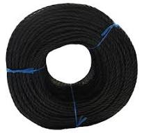 20mm Black Polypropylene Rope x 100m Coil