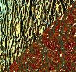 Dichroic - Cyan/Copper - Granite Ripple - On Black - 3mm