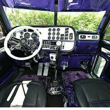 Peterbilt Custom 379 Interior Semi Trucks Interior Big Trucks Peterbilt