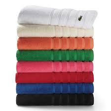 Opens in a new tab. Went With Lacoste Croc Bath Towels In Nectar Orange For The Boys Bath To Add A Splash Of Color To The Room Bath Towels Towel Bathroom Towel Decor