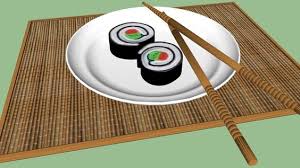 Prato De Sushi 3d Warehouse Sushi