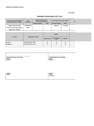 Borang pemeriksaan aset alih kew.pa 11 12. Format Kew Pa Terkini Mengikut 1pp
