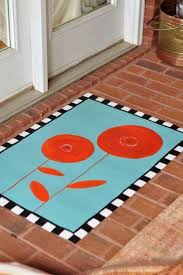 Floor Cloths Are Easier To Make Than You May Believe Check It Out Painted Rug Floor Cloth Floor Cloth Diy