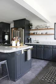 This charming kitchen blends natural wood, open shelves, and black cabinets for a look that's both modern and timeless. 25 Best Kitchen Cabinet And Furniture Painting Ideas For 2021