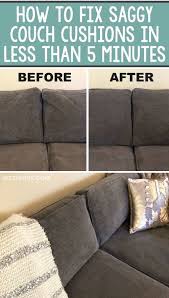 Tip How To Fix Saggy Couch Cushions A Life Hack Everyone Should Know Couch Cushions Useful Life Hacks Clean Couch