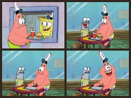 Almost Try Again And This Time Make Sure The Food Gets To The Table Spongebob Spongebob Squarepants Nickelodeon