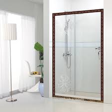 A framed frosted sliding glass barn door offers the benefits and style points of a barn door while at the same time supporting frosted glass sheets with framed panels. Bathroom Glass Partitions Sliding Shower Door Buy Frosted Glass Bathroom Door Glass Partition Shower Room Sliding Glass Frameless Shower Doors Product On Alibaba Com