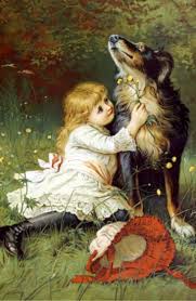 post in barber charles burton su i am a child girl and dog dog art dog paintings