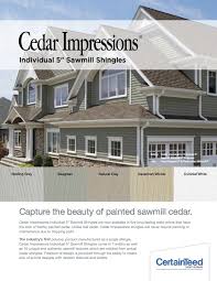 We did not find results for: Certainteed Cedar Impressions Capital Forest Products