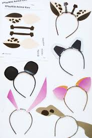 Free Printable Zoo Animal Ears Craft Paging Supermom Animal Costumes For Kids Animal Ears Zoo Animals