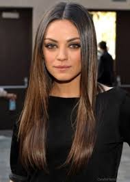 Mila Kunis Fabulous Long Hairstyle Long Hair Styles Straight Hairstyles Straight Layered Hair