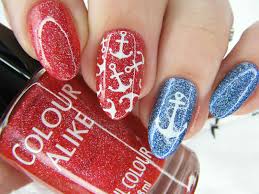 Nail Crazinesss Marynarskie Paznokcie Z Nicole Diary