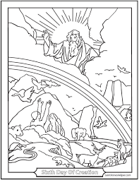 So, here are some more coloring pages about the 7 days of creation created by others. Adam And Eve Coloring Page Sixth Day Of Creation Coloring Page