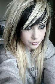 Emo hairstyles are associated with punk and emo music, and can be different. Black And Blonde Emo Hairstyles New Long Hairstyles Globezhair Scene Hair Colors Blonde Scene Hair Hair Styles