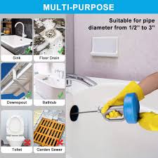 Check spelling or type a new query. Ordenado Plumbing Snake Sink Drain Auger 25 Ft Drain Clog Remover Pipe Snake Professional Snake Cleaner For Bathtub Drain Kitchen Sin