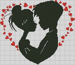 Counted cross stitch pattern bride in wedding dress abstract. 91 Quadros Samlimeq Wedding Cross Stitch Patterns Cross Stitch Silhouette Cross Stitch Love