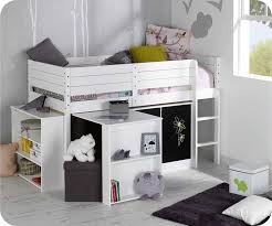 set lit enfant mi hauteur tamis blanc 90x190 cm dormitorios decoracion dormitorios habitacion