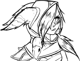 Accidentally Carried Away And Draw Xayah By Inivel Xayah And Rakan League Of Legends Draw