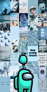 Among Us Cyan Iphone Wallpaper Tumblr Aesthetic Cute Fall Wallpaper Wallpaper Iphone Cute