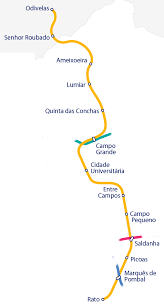 A extensão irá avançar a partir da estação de são sebastião. Linha Amarela Wikipedia