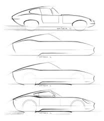 Jaguar E Type Concept Design Sketches Car Body Design Design Sketch Jaguar E Type Concept Design