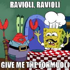 M a t e r i a l s → simple colors like white and black are 100% cotton. Ravioli Ravioli Give Me The Formuoli 9gag