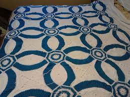 Heirloom Wedding Ring Quilt Crochet Wedding Gift Wedding Ring Quilt Heirloom Wedding Rings