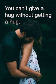 Baby, you are safe in my arms; Hug Quotes With Images