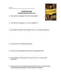 Contagion Movie Worksheets Teaching Resources Tpt
