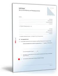 Unser vorlagenkonzept vereint wartungsleistungen, bereitschaft und managed services wie bspw. Reinigungsvertrag Rechtssicheres Muster Zum Download