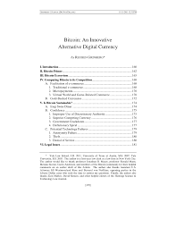 A person buying the equivalent of $1 in bitcoin in 2009 would now. Pdf Bitcoin An Innovative Alternative Digital Currency