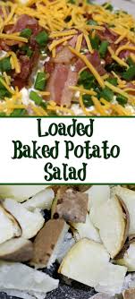 Add the butter and mix into the potatoes until melted before adding the sour cream and cream cheese. Loaded Twice Baked Potato Salad Recipe Cook Eat Go