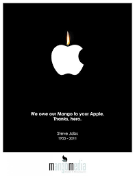 The Creative Ad World Mango Media Steve Jobs Tribute Ad Steve Jobs 25 Creative Steve