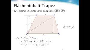 Wie kannst du damit die formel für das trapez herleiten? Trapez Flacheninhalt 6 3 Youtube