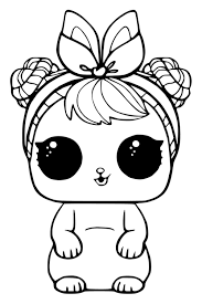 Printable mermaid lol surprise doll merbaby coloring page. The Kitten Lol Pets Coloring Page Free Printable Coloring Pages For Kids