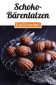 Schoko Barentatzen Rezept Platzchen Rezept Einfach Platzchen Rezept Vegetarische Desserts