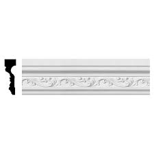 Picture rail molding home depot. Ekena Millwork 1 1 2 In X 4 1 2 In X 94 3 8 In Polyurethane Tristan Chair Rail Moulding Cha04x01tn The Home Depot Chair Rail Moulding Ekena Millwork Wall Trim Molding
